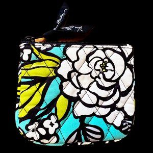 Vera Bradley Small Pouch, Island Blooms: New